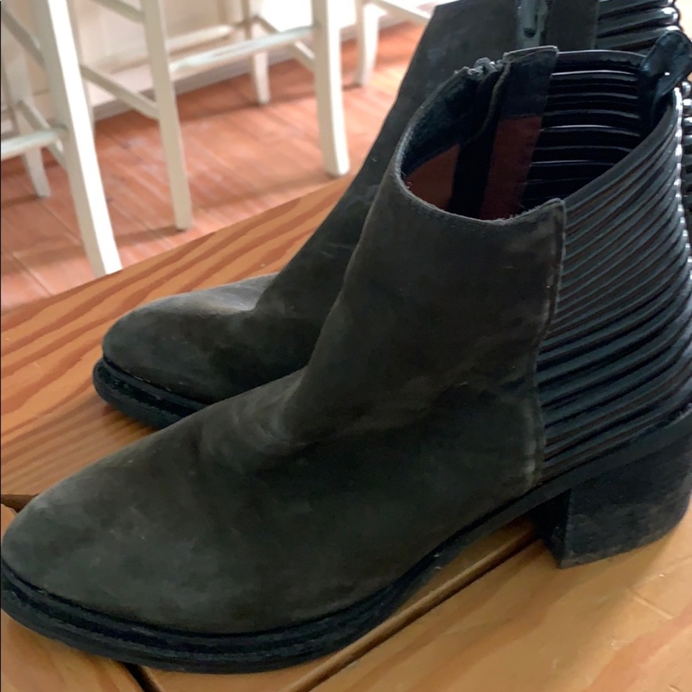Army Green Jeffrey Campbell Bootie